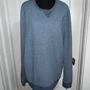 Womens size large sweater Blue Crewneck Sweater shirt top fall spring top